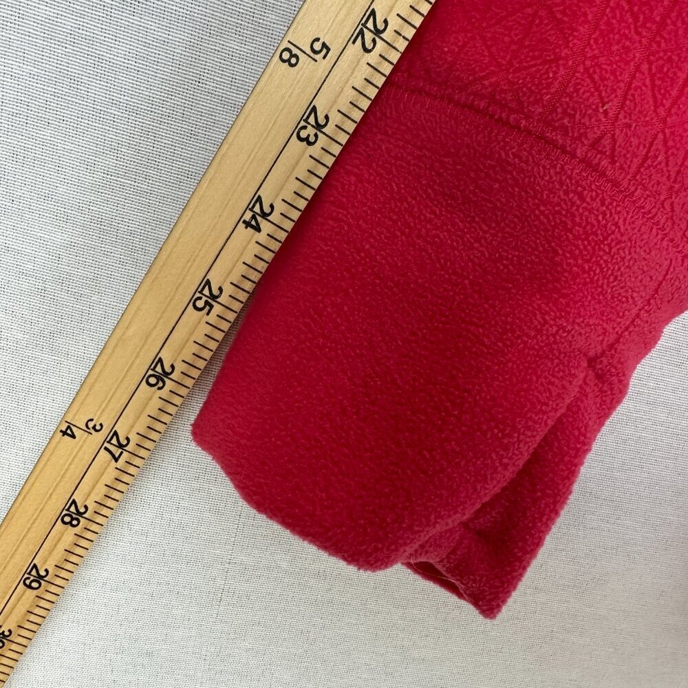 TEK GEAR WOMEN'S FULL-ZIP FLEECE JACKET IN HOT PINK, MOCK NECK POCKETS SIZE 1L - Picture 9 of 11